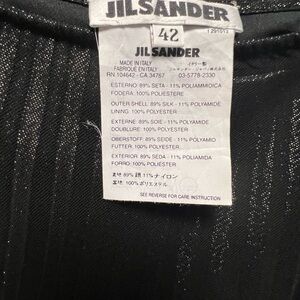 Jil Sander Black Dress